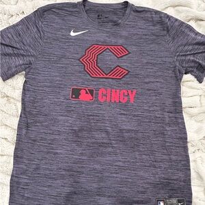 Nike Heathered Gray Dri-FIT Tee